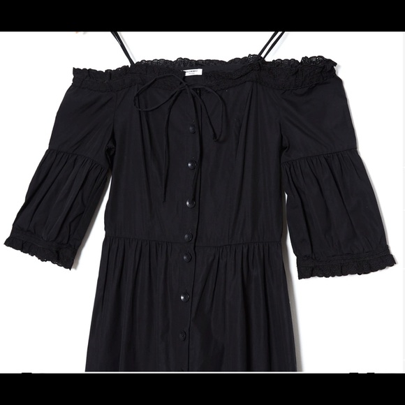 Vilshenko Cotton Summer off Shoulder Dress - Picture 4 of 7